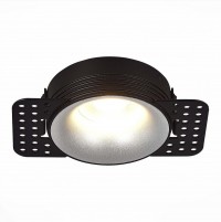 ST LUCE ST218.418.01 Св-к встр. Черный GU10 1*50W  IP20 D85xH30 165-265V Без ламп ST218.418.01 фото