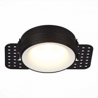 ST LUCE ST218.458.01 Св-к встр. Черный GU10 1*50W  IP20 D85xH30 165-265V Без ламп ST218.458.01 фото
