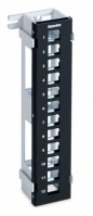 Hyperline PPWBL-12 Модульная настенная патч-панель на 12 портов, для модулей Keystone Jack, с подставкой 37788 фото