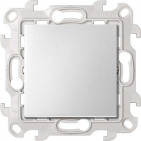 Simon 24 Алюминий Кнопочный выключатель 10A 250В~ 2450150-033 фото