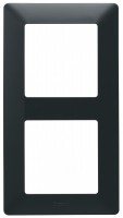 Legrand Valena Life Black рамка антрацит 2-постовая универсальная 754252 фото