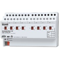 JUNG KNX Актор 8-ми канальный 220V AC 16 A возм ручн упр DIN-рейка 2308.16REGHM фото