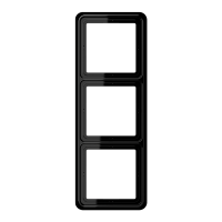 JUNG CD 500 Черная Рамка 3-ая CD583SW фото