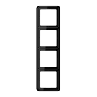 JUNG CD 500 Черная Рамка 4-ая CD584SW фото