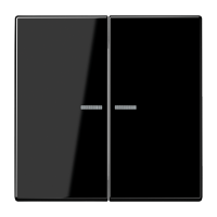 JUNG LS 990 Черная Клавиша 2-ая с/п LS995KO5SW фото