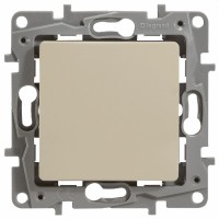 Legrand Etika слоновая кость выключатель 1-клавишный 10А, Винтовые клеммы 672301 фото