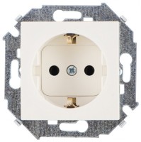 Simon 15 Бежевая Розетка с/з, 16А, 250В, винт.зажим 1591432-031 фото