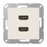 JUNG A 500 Белая Розетка HDMI 2-ая MAA1133 фото