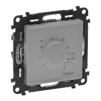 Legrand Valena Life алюминий Регулятор тёплого пола 16А 250В 752334 фото