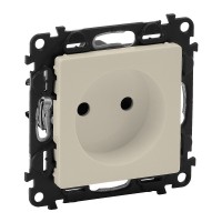 Legrand Valena Life слоновая кость розетка без заземления, со шторками, безвинт зажим 753516 фото