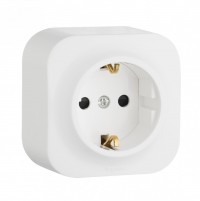 Legrand Quteo белый розетка с заземлением 782211 фото