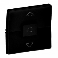Legrand Valena Life Black лицевая панель для выключателя жалюзи и рольставней, антрацит. 756142 фото