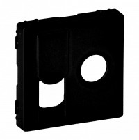 Legrand Valena Life Black лицевая панель розетки TV-RJ45, антрацит. 756832 фото