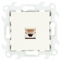 Simon 24 Слоновая кость Розетка RJ45 кат. 5е UTP 2410598-031 фото