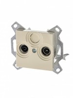 ABB Levit слоновая кость Розетка TV-R, оконечная 2CHH083503A6017 фото