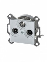 ABB Levit серый Розетка TV-R-SAT, серый 2CHH083303A6016 фото