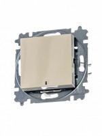 ABB Levit слоновая кость Выключатель 1-клавишный с подсветкой 2CHH590146A6017 фото