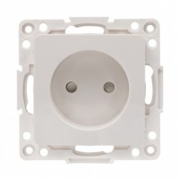 EKF PROxima Стокгольм Белый Розетка б/з, со шторками, 10 А EYR10-022-10 фото