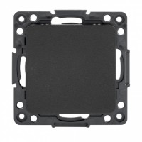 EKF PROxima Стокгольм Черный Выключатель 1-кл, 10А EZV10-021-10 фото