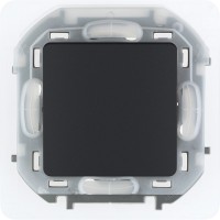 Legrand Inspiria антрацит переключатель IP44 10 AX - 250 В 673673 фото