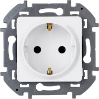 Legrand Inspiria белый розетка 2К+З - немецкий стандарт - 16 А - 250 В 673720 фото