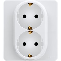 Legrand Inspiria белый розетка 2 x 2К+З - немецкий стандарт - 16 А - 250 В 673750 фото
