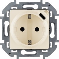Legrand Inspiria слоновая кость розетка 2К+З немецкий стандарт 16А 250В со встроенным зарядным устройством USB C 1.5А 5В 673771 фото