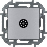 Legrand Inspiria алюминий розетка TV - оконечная - 10 дБ - 5-862 мГц 673872 фото