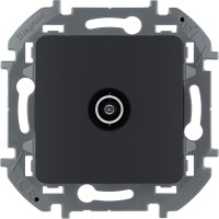 Legrand Inspiria антрацит розетка TV - оконечная - 10 дБ - 5-862 мГц 673873 фото