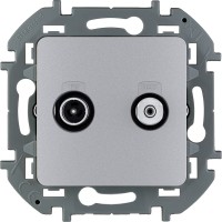 Legrand Inspiria алюминий розетка TV/SAT звезда 673882 фото