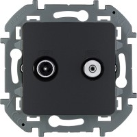 Legrand Inspiria антрацит розетка TV/SAT звезда 673883 фото