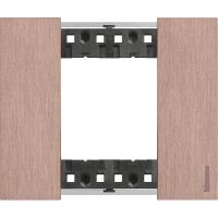 BTicino Living now Медь рамка немецкий стандарт 2 мод KA4802ZM фото