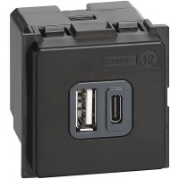 BTicino Living now зарядное устройство USB Стандарт A-С 3000мА 2 мод K4287C2 фото