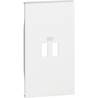 BTicino Living now белый лицевая панель для зарядных устройств USB 2 мод KW12C фото