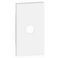 BTicino Living now белый лицевая панель для TV розеток и каб выводов с 1 отверстием 2 мод KW08M2 фото