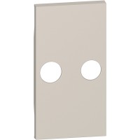BTicino Living now песочный лицевая панель для TV розеток с 2 отверстиями 2 мод KM25M2 фото