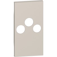 BTicino Living now песочный лицевая панель для розеток TV-R-SAT 2 мод KM26M2 фото