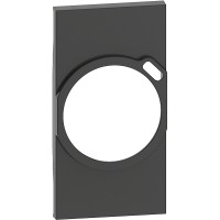 BTicino Living now чёрный лицевая панель для комбинированных розеток 2К+З/USB 2 мод KG63 фото
