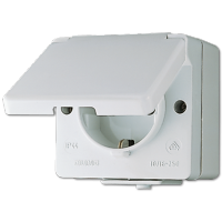 JUNG Штепсельная розетка SCHUKO для накладного монтажа 16A 250V ~ IP44 620W фото