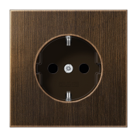 JUNG SCHUKO®-розетка 16 A / 250 B ~, латунь Antik ME1521AT фото