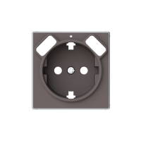 ABB SKY Тауп  Накладка для розетки SCHUKO с 2хUSB ЗУ, арт.8188.3 2CLA858830A6301 фото