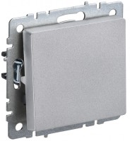 IEK Brite Base алюминий выключатель 1-клавишный 10А BR-V10-0-10-K47 фото