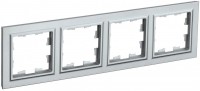 IEK Brite Base алюминий рамка 4 места BR-M42-K47 фото