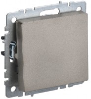 IEK Brite Base шампань выключатель 1-клавишный проходной 10А BR-V12-0-10-K37 фото