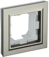 IEK Brite Base шампань рамка 1 место IP44 BR-M12-44-K37 фото