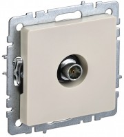 IEK Brite Base бежевый розетка TV оконечнаяная BR-A10-O-K10 фото