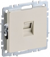 IEK Brite Base бежевый розетка компьютерная RJ45 кат.5E BR-K10-1-K10 фото