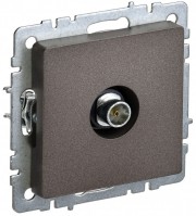 IEK Brite Base тёмная бронза розетка TV оконечнаяная BR-A10-O-K45 фото