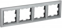 IEK Brite Base сталь рамка 4 места BR-M42-K46 фото