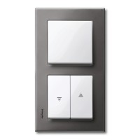 Schneider Electric Merten SM Бел глянец Клавиша 2-ая жалюзийная MTN432419 фото